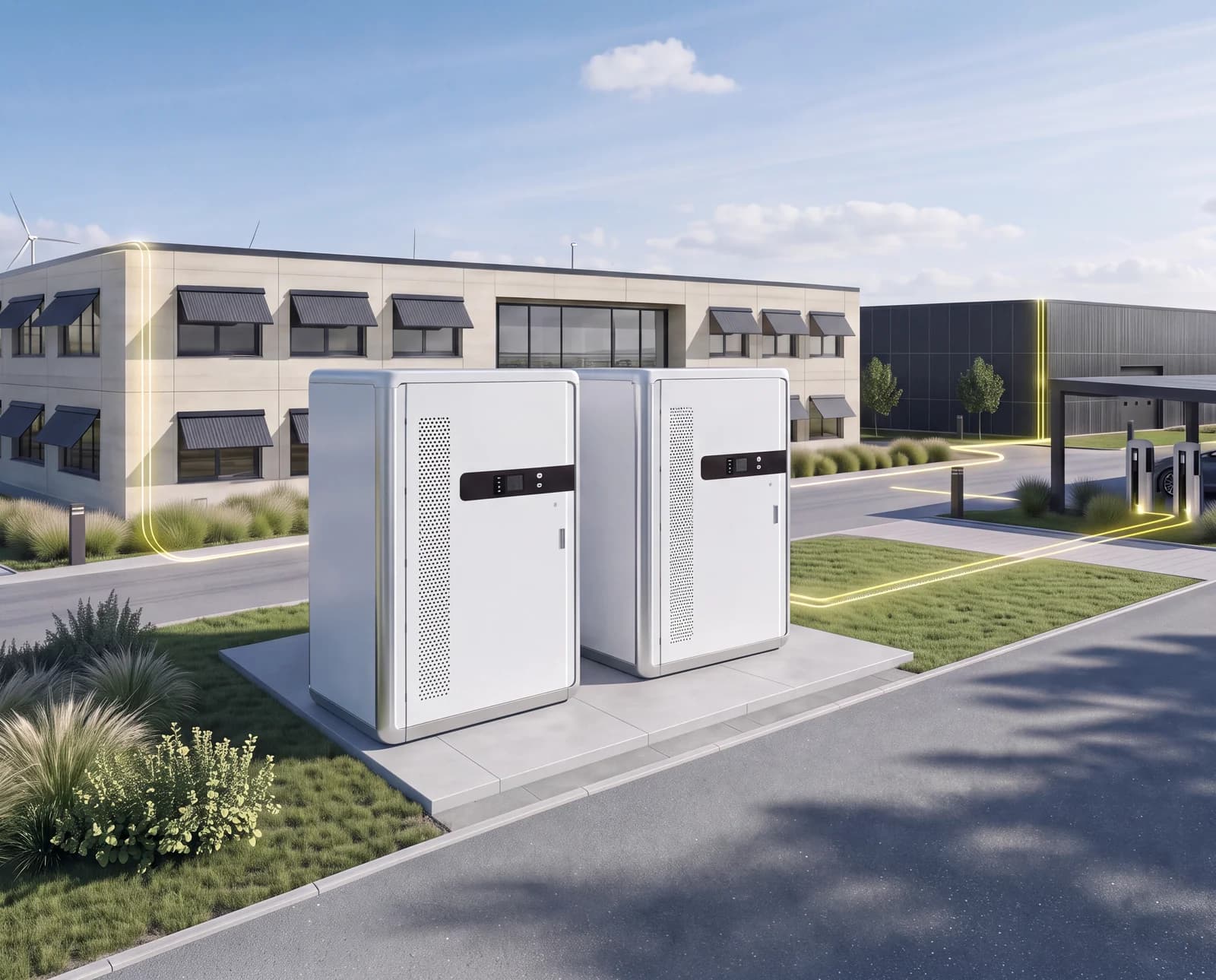 Industriespeicher am Gewerbestandort