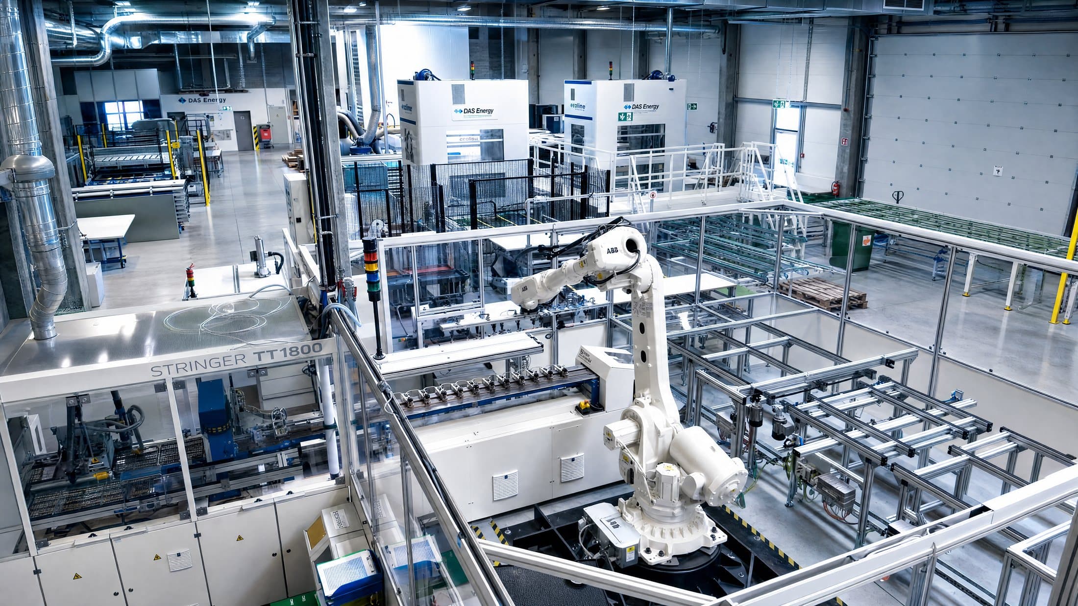 Roboterhandling am Stringer für präzise Zellverbindung